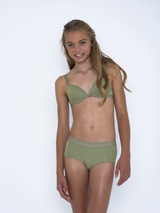 Seins et culottes bouffantes Anny kaki shortie