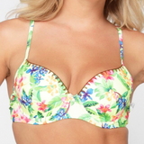 Plage de LingaDore Wild Flower lime haut de bikini préformé