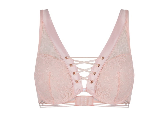 LingaDore Scallop Shell bébé rose soutien-gorge rembourré