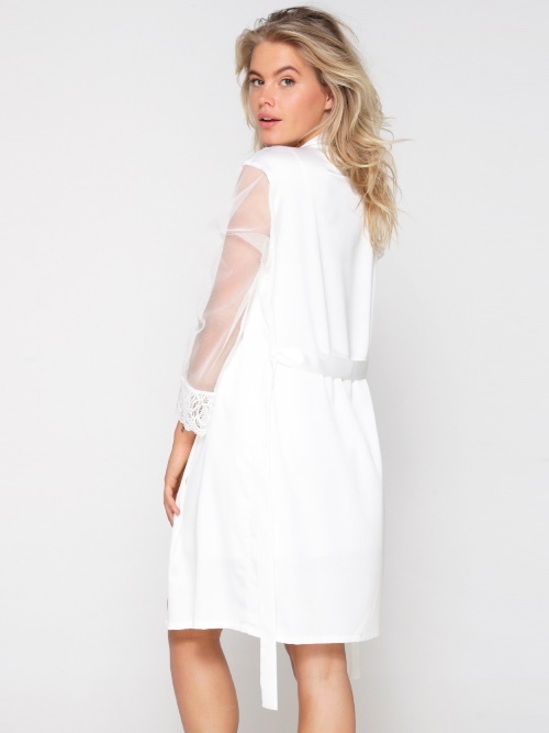LingaDore Night Snow White blanc kimono