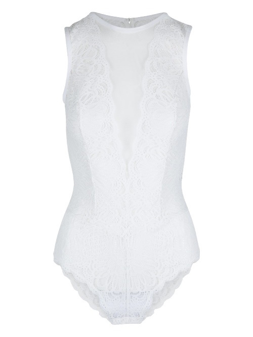 LingaDore Snow White blanc corselet