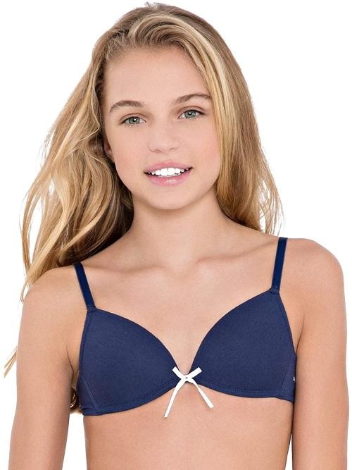 Seins et culottes bouffantes Cato bleu marine soutien-gorge pour fille