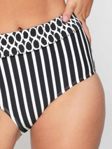 Plage de LingaDore Black & White noir/blanc slip de bikini