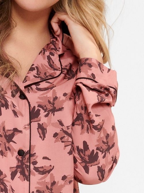 LingaDore Night Flower Fudge antique rose chemise de nuit