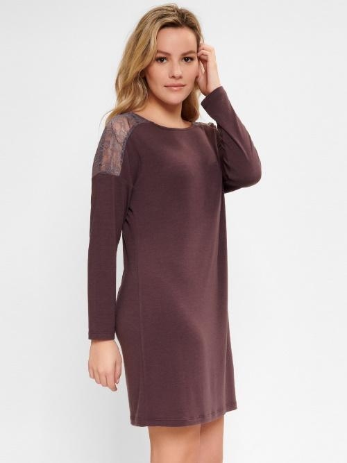 LingaDore Night Butternut Incense marron chemise de nuit