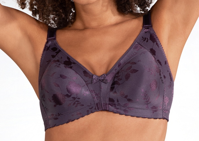 Naturana Minimizer aubergine soutien-gorge sans armatures en dentelle