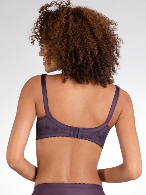 Naturana Minimizer aubergine soutien-gorge sans armatures en dentelle