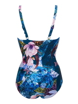 Bomain Santorini bleu marine/rose maillot de bain