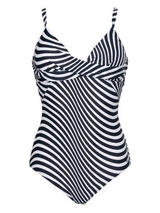 Bomain Galapagos bleu marine/blanc maillot de bain