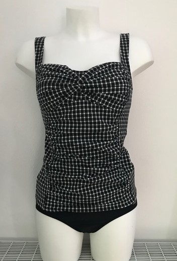 Bomain Boracay noir/blanc tankini set