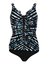 Bomain Madeira noir/print tankini set