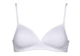 Mon Basic par After Eden Comfy blanc/noir soutien-gorge sans armatures en dentelle