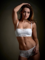 My Basic par After Eden Fancy blanc soutien-gorge rembourré