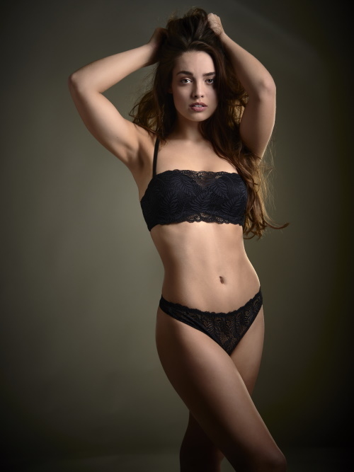 Mon Basic par After Eden Fancy noir culotte string