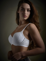 My Basic par After Eden Beauty blanc soutien-gorge rembourré