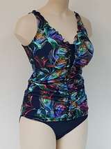 Bomain San Blas bleu marine/print tankini set