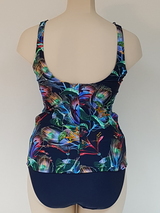 Bomain San Blas bleu marine/print tankini set