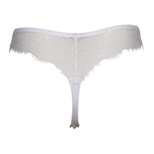 Elbrina Embroid blanc culotte string