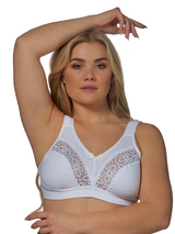 Elbrina Liv blanc soutien-gorge sans armatures en dentelle