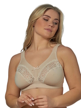 Elbrina Liv poudre soutien-gorge sans armatures en dentelle