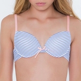 Seins et culottes bouffantes Anny bleu/print soutien-gorge pour fille