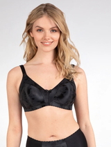 Naturana Minimizer noir soutien-gorge sans armatures en dentelle