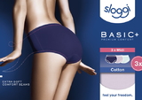 Sloggi Basic Midi bleu/multicolore slip