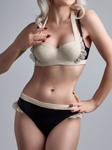 Marlies Dekkers déesse de la cuisine noir/ivoire culotte string