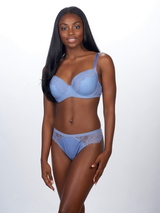 After Eden D-Cup & Up LIZ bleu culotte string