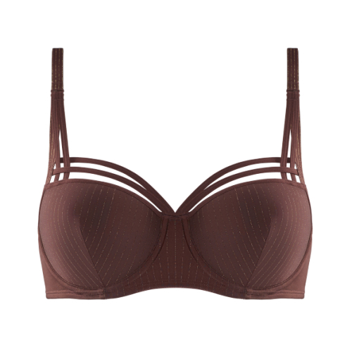 Marlies Dekkers Dame de Paris marron/print soutien-gorge rembourré