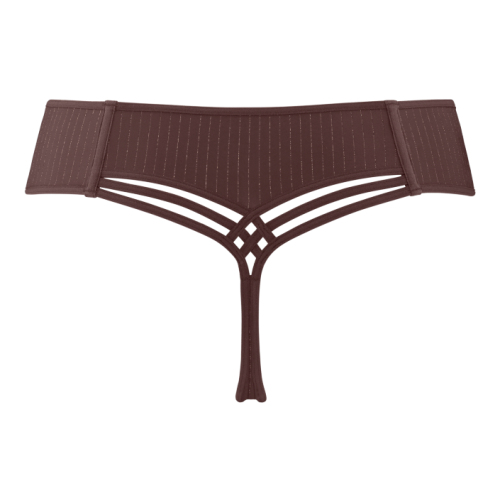 Marlies Dekkers Dame de Paris marron/print culotte string