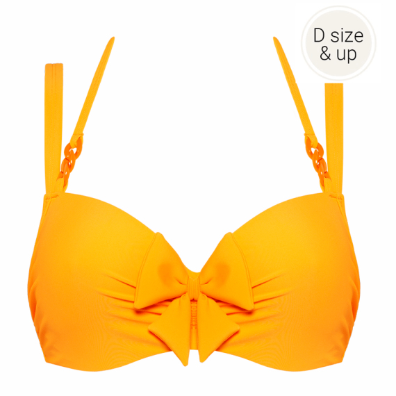 Maillots de bain Marlies Dekkers Papillon orange haut de bikini préformé