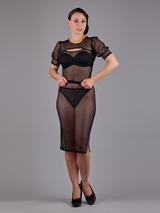 Peter Domenie 499-E Fire noir jupe