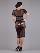 Peter Domenie 499-E Fire noir jupe