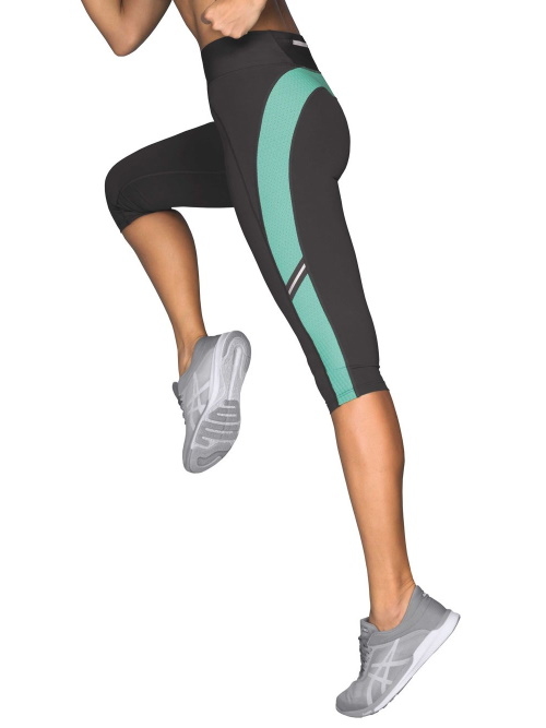 Anita Active Sport Tights 3/4 gris/menthe legging