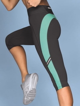 Anita Active Sport Tights 3/4 gris/menthe legging
