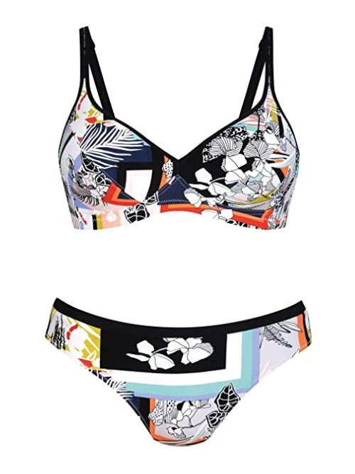 Anita maillots de bain Asa blanc/print set