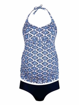 Maillots de bain Anita Lelepa bleu/print maillots de bain de maternité