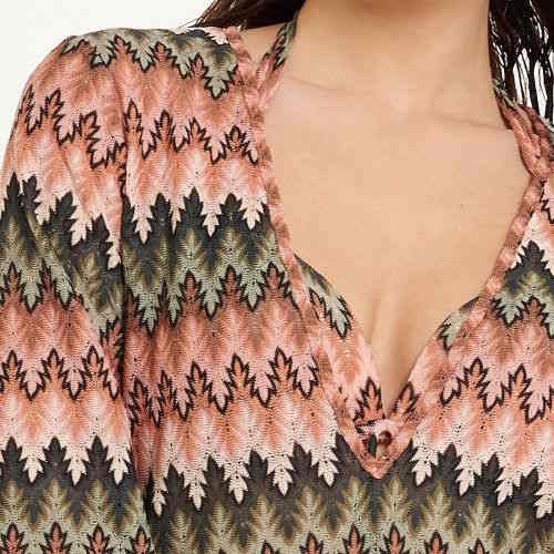 Plage de LingaDore Neva vert/rose tunique