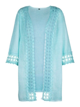 Plage de LingaDore Cover Up turquoise kimono