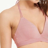 Plage de LingaDore Iris rouge/blanc haut de bikini préformé