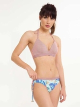 Plage de LingaDore Iris rouge/blanc haut de bikini préformé