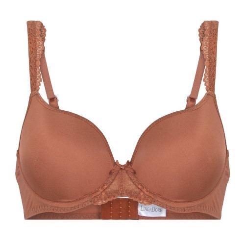 LingaDore Quotidien Uni Fit cuir brun soutien-gorge rembourré