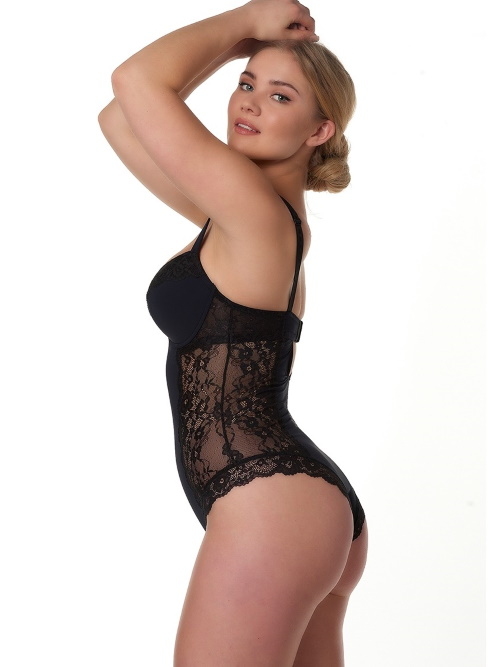 After Eden D-Cup & Up Mila noir corselet