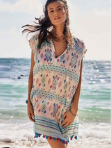Maillots de bain Rosa Faia Divar blanc/print tunique