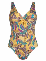 Plage de Rosa Faia Olivia jaune/print maillot de bain