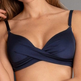 Maillots de bain Rosa Faia Maja bleu marine haut de bikini préformé