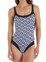 Plage de Rosa Faia Fanny bleu/print maillot de bain