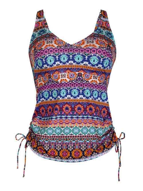 Plage de Rosa Faia Malaika multicolore/print tankini top