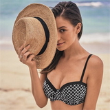 Maillots de bain Rosa Faia Cassie noir/blanc haut de bikini préformé